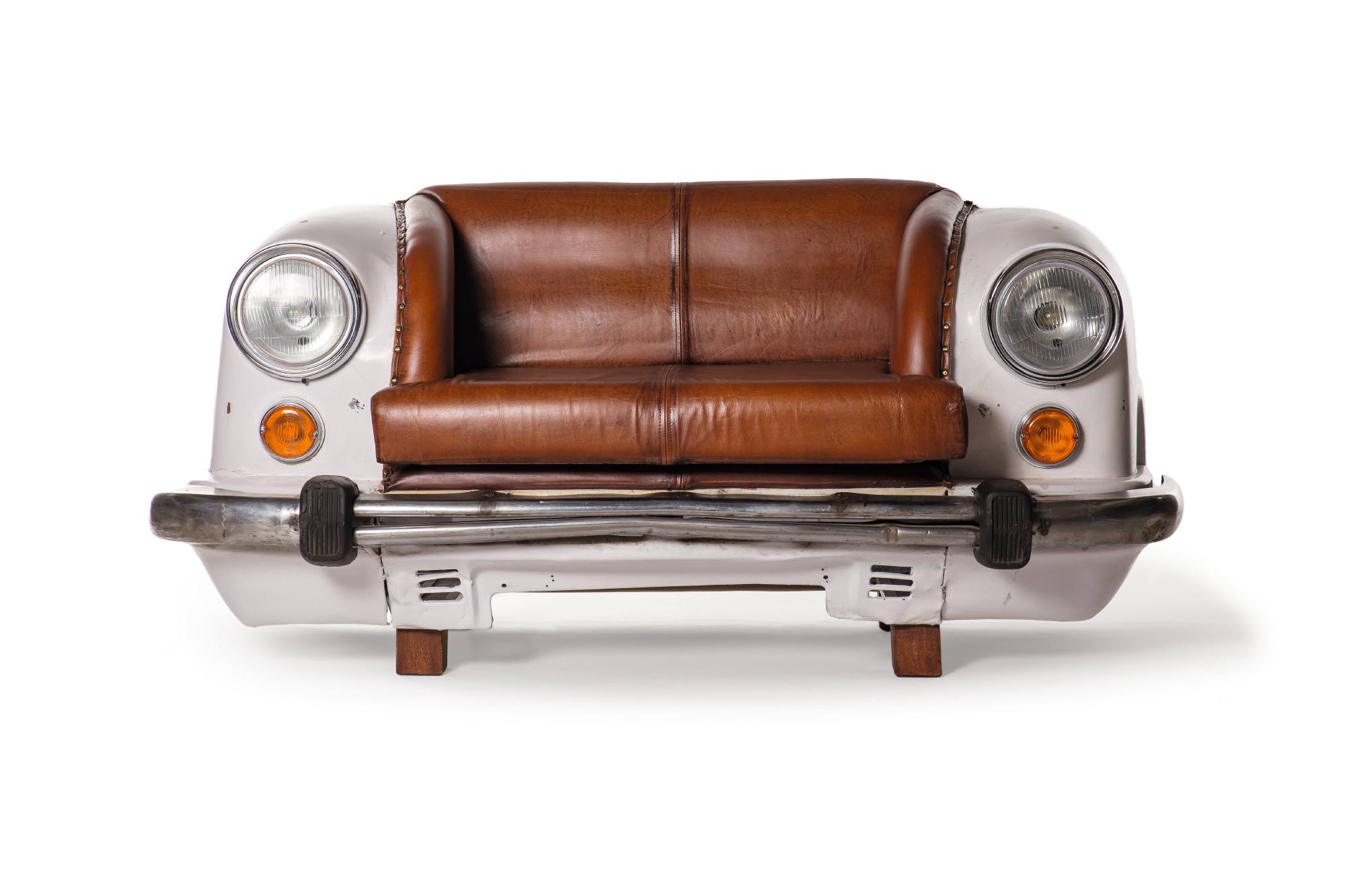 Sofa 'Ambassador Classic', Front, 2-Sitzer, weiß, L 70 cm, B 158 cm, H 83 cm
