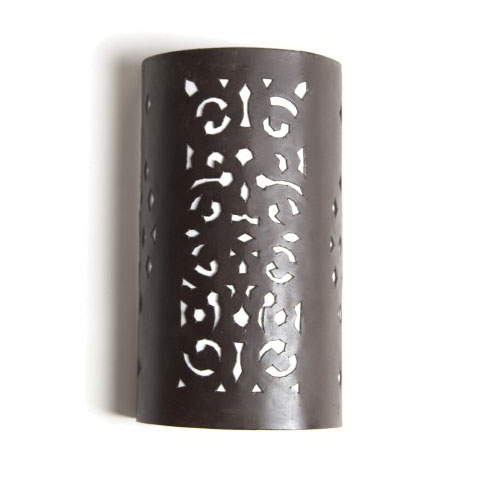 Orientalischer Wandleuchtenschirm "Rond", aus Marokko, B 16 cm, H 28 cm