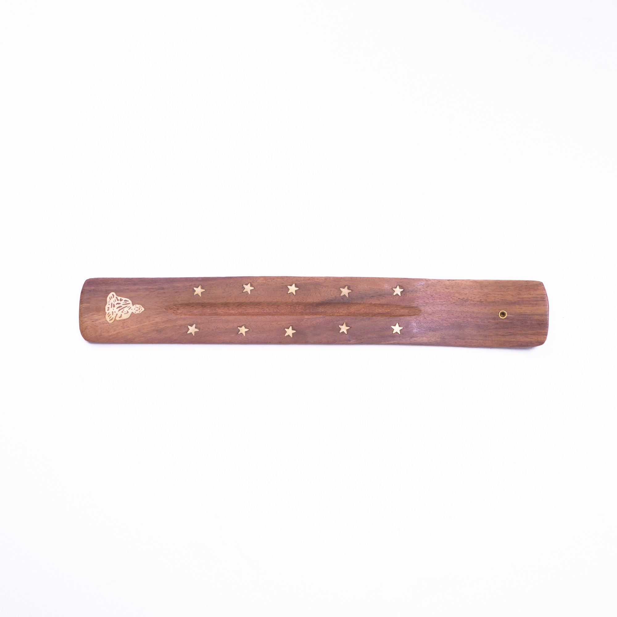 Räucherstäbchenhalter, braun, L 25 cm, B 4 cm