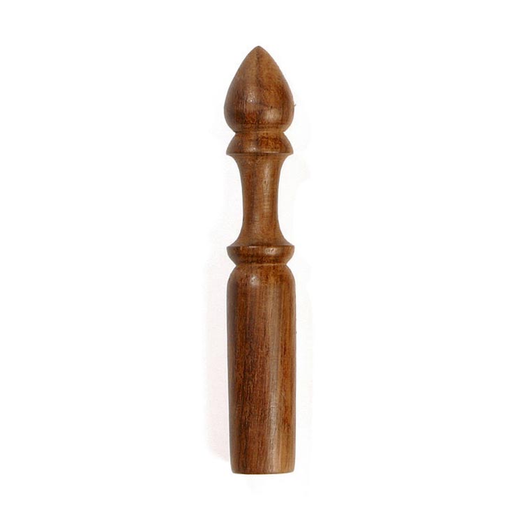 Klöppel für Klangschale, aus Holz, braun, L 15 cm