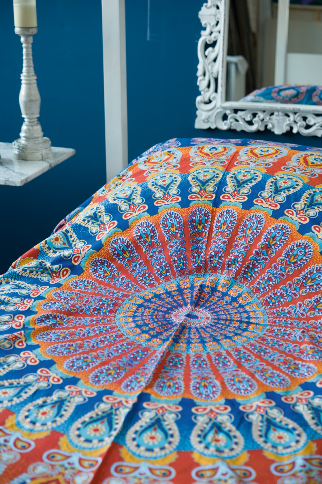 Tagesdecke 'Springtime', aus 100% Baumwolle, multicolor, L 210 cm, B 245 cm