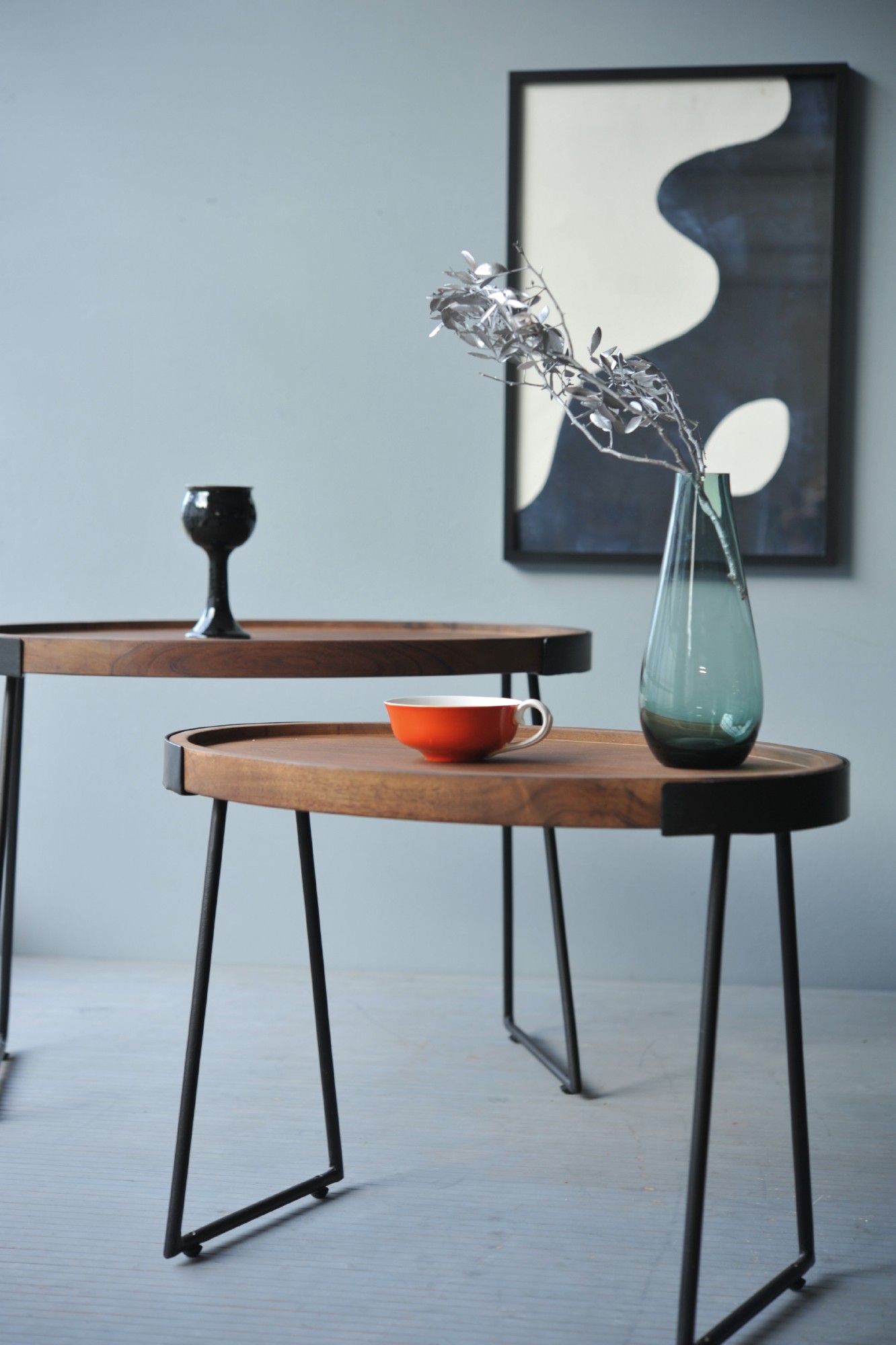 Beistelltisch 'Renzi' S, braun, T 35 cm, B 55 cm, H 40 cm