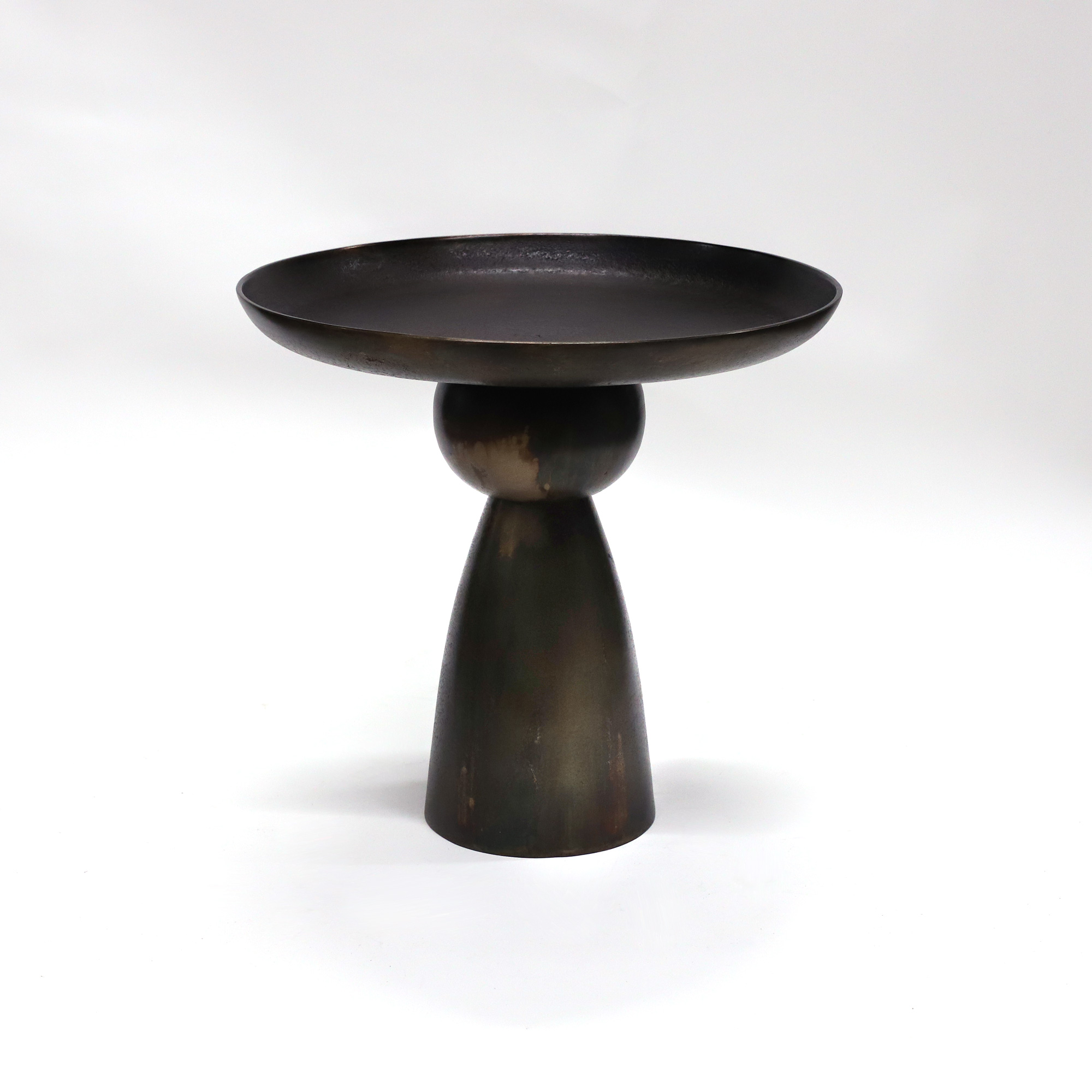 Beistelltisch 'Benz', aus Metallguss, Ø 45 cm, H 43 cm