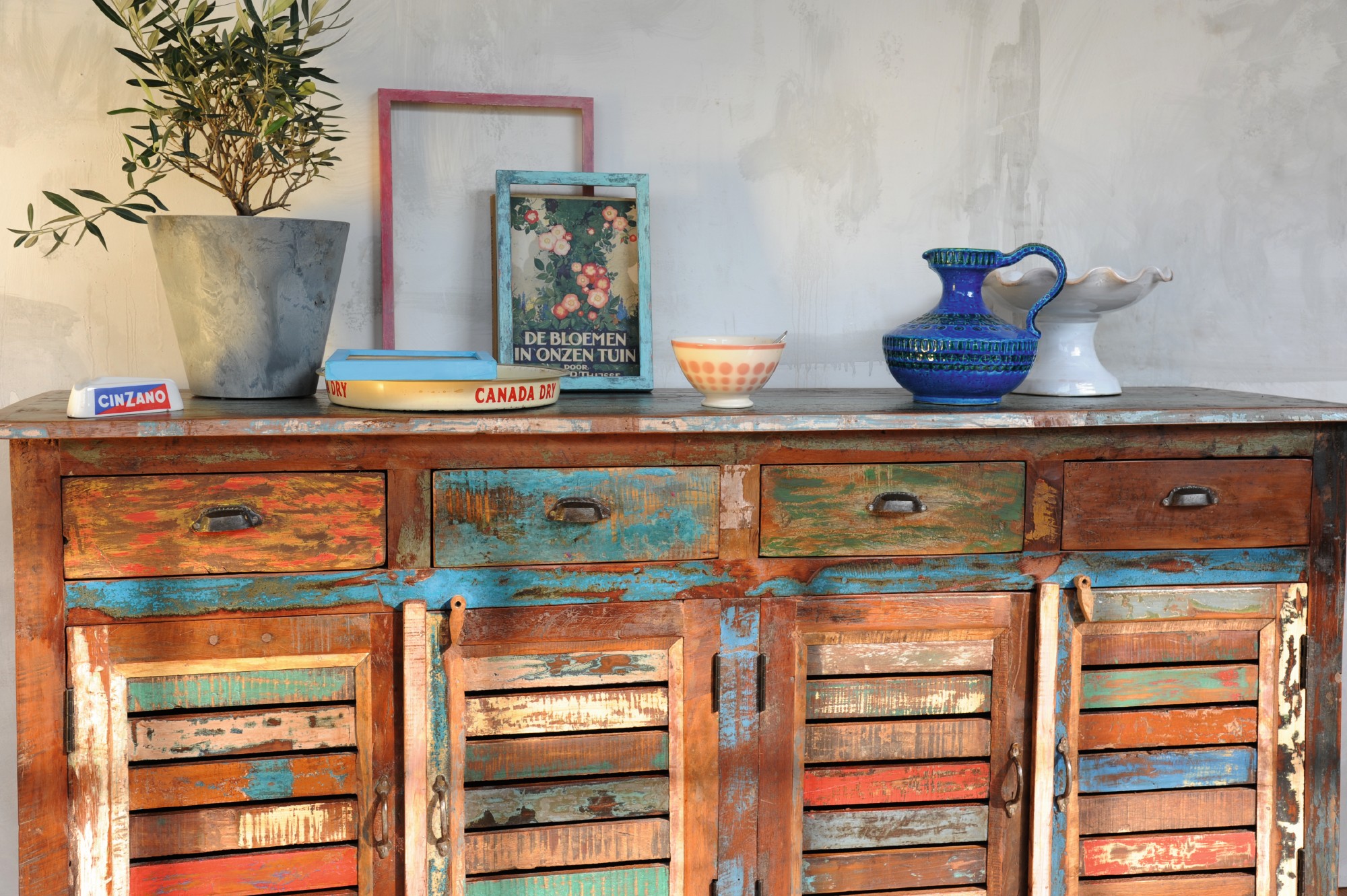 Sideboard 'Jarrow', multicolor, L 45 cm, B 182 cm, H 90 cm