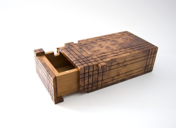 Thuja 'Secret-Box', natur, T 15,5 cm, B 8,5 cm, H 5 cm