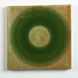 Handglasierte Kachel 'Rond', L 10 cm, B 10 cm