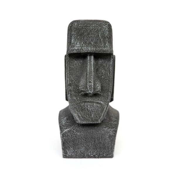 Zementfigur 'Moai', H 52 cm, B 24 cm, T 25 cm