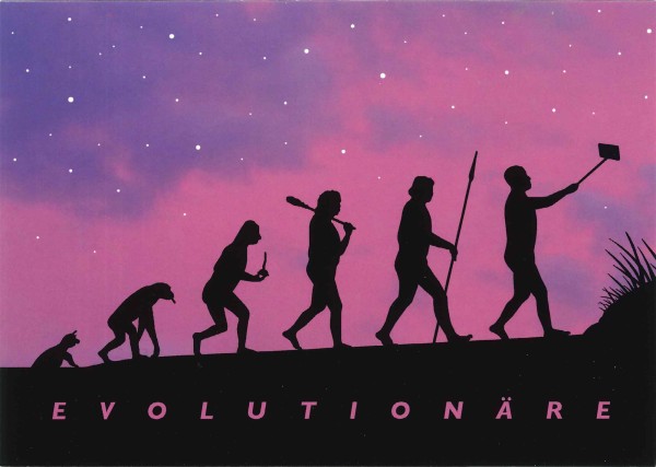 Postkarte 'Evolutionäre'
