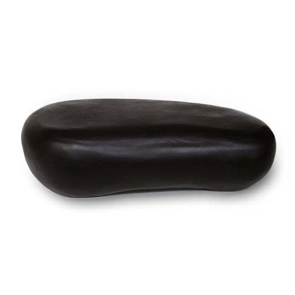 Couchtisch 'Pebble' schwarz, B 156 cm, L 80 cm, H 44 cm