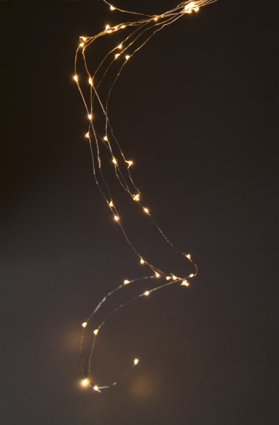 Lichtertraube 'Bertogne', 80 LED, 8 Strippen, 130 cm