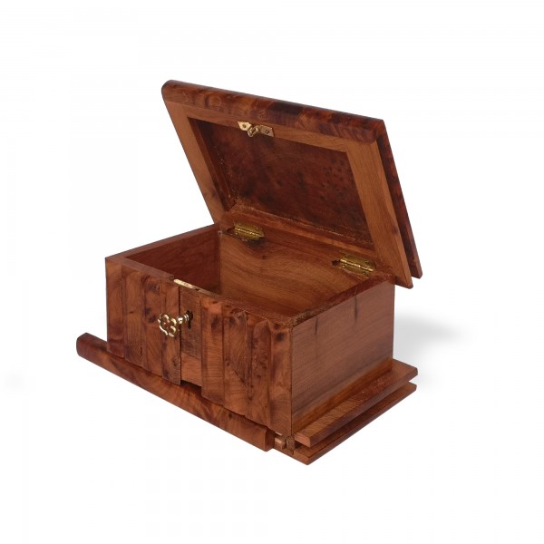 Thuja Secret Box, natur, T 15,5 cm, B 11 cm, H 9 cm
