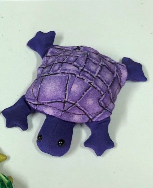 Sandtier 'Schildkröte' M, multicolor, T 8 cm, B 8 cm, H 3 cm