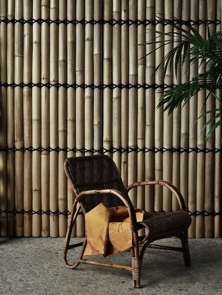 Bambuswand, natur, L 100 cm, H 200 cm