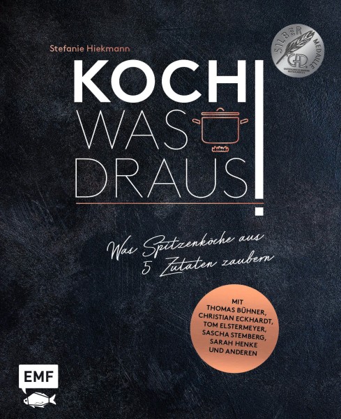 Buch 'Koch was draus!', Was Spitzenköche aus 5 Zutaten zaubern