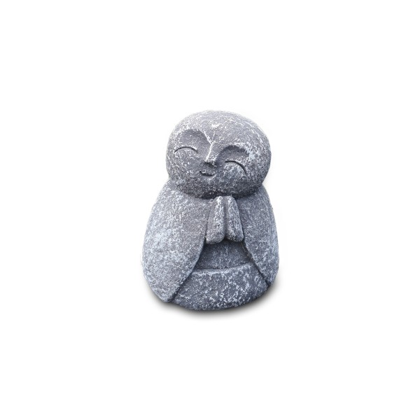 Zementfigur 'kleiner Jizo', H 14 cm, Ø 10 cm