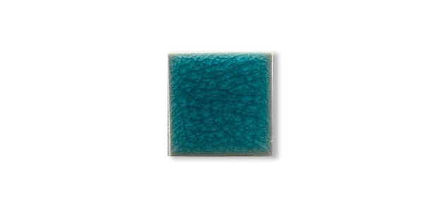 Fliese 'Craquele' blaugrün, L 5 cm, B 5 cm
