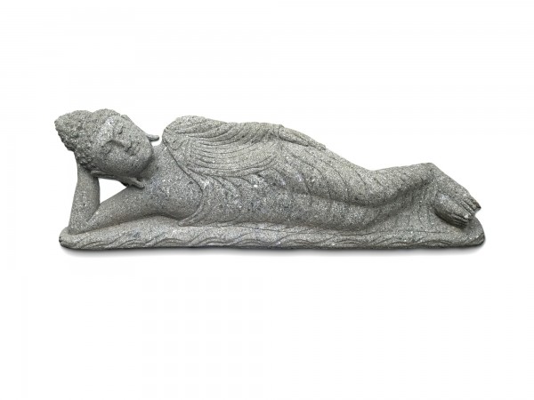 Naturstein 'Buddha' liegend, B 100 cm, H 36 cm, T 18 cm