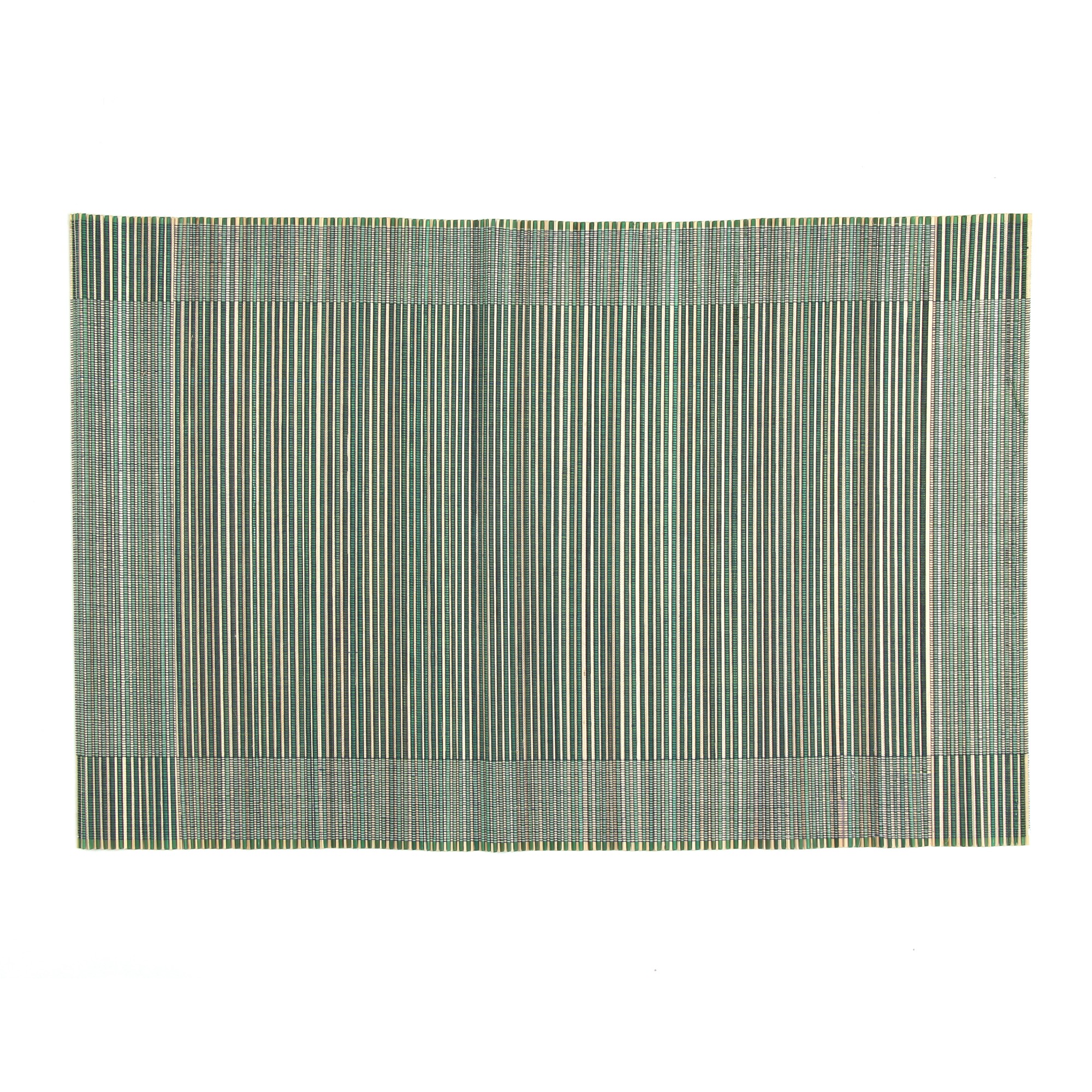 Tischset aus Bambus, grün, L 33 cm, B 48 cm von fischer\'s lagerhaus