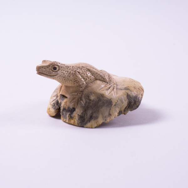 Frosch aus 'Parasiten'-Holz, Ø 10 cm