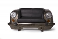 Sofa 'Ambassador Classic', Front, 2-Sitzer, silber, L 70 cm, B 158 cm, H 83 cm