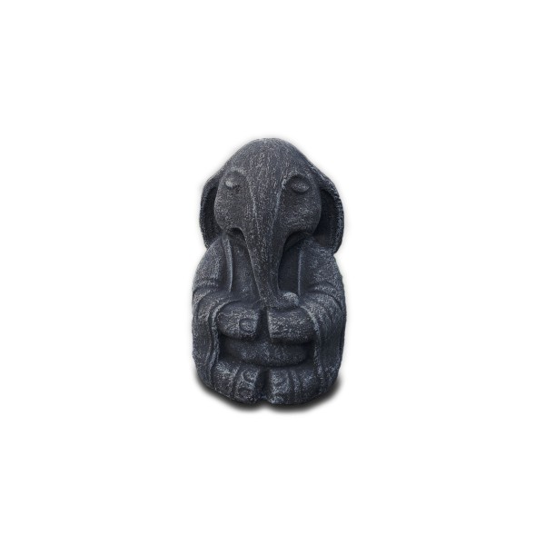Zementfigur 'Ganesha', H 20 cm, B 14 cm, T 13 cm