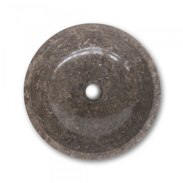Marmorwaschbecken, grau, Ø 40 cm, H 15 cm