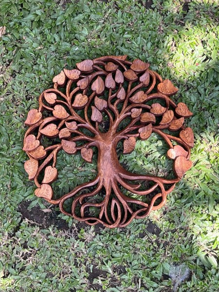 Wandschmuck 'Baum des Lebens', aus Suarholz, Ø 30 cm