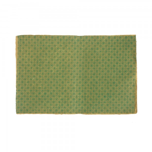 Geschenkpapier 'Retro', gelb, grün, L 76 cm, B 51 cm