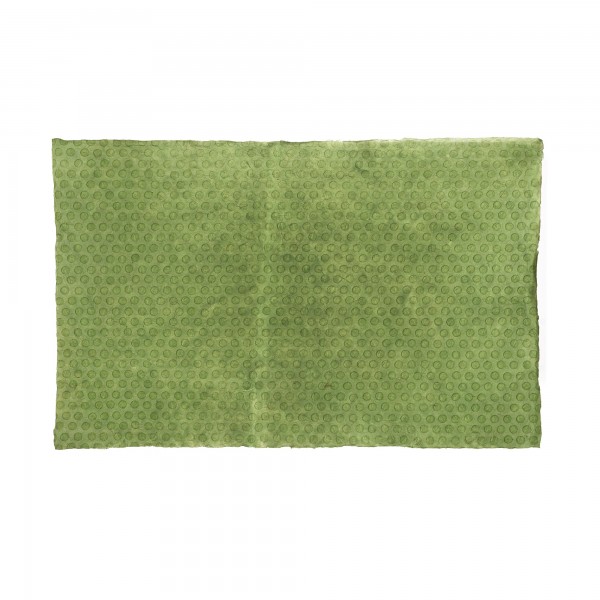 Geschenkpapier 'Punkte', grün, L 76 cm, B 51 cm