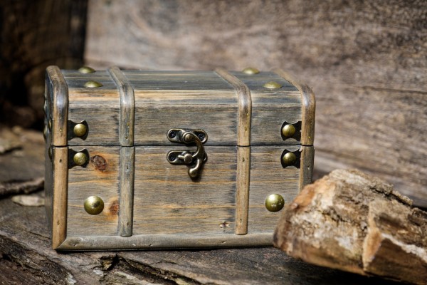 Kofferbox 'Lualeni' S, braun, B 18 cm, L 11 cm, H 11 cm