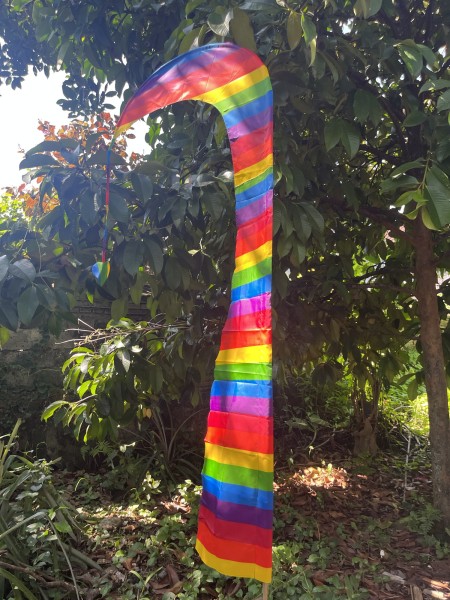 Balifahne 2 Meter, regenbogen