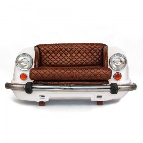 Sofa 'Ambassador Classic', Front, 2-Sitzer, weiß, T 70 cm, B 158 cm, H 83 cm