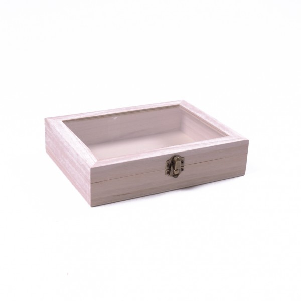 Box 'Scatola' mit Deckel, natur, L 20 cm, B 25 cm, H 6,5 cm