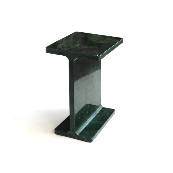 Marmor-Beistelltisch 'Dimone', grün, H 46 cm, B 38 cm, L 30 cm