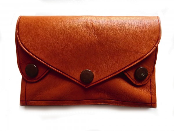 Portemonnaie, orange, L 10,5 cm, B 1,5 cm, H 7 cm