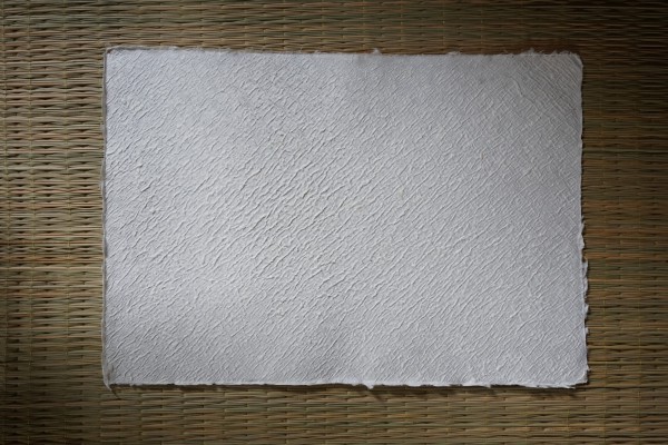 Geschenkpapier 'Gewebe', weiß, B 80 cm, L 55 cm