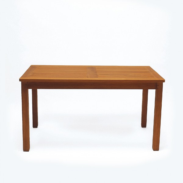 Tisch 'Ansgar' aus Teakholz, natur, L 140 cm, B 80 cm, H 75 cm