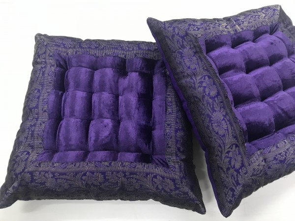 Sitzkissen Tanka', violett, T 40 cm, B 40 cm