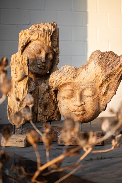 Holz-Skulpturen Unikate, aus Wurzelholz, ab 80,-€, Maße variieren