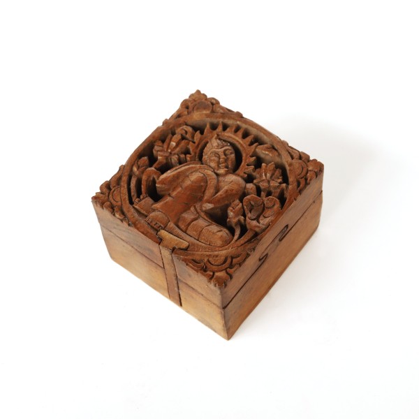 Secret Box 'Schlafender Buddha', L 9,5 cm, B 9,5 cm, H 6 cm