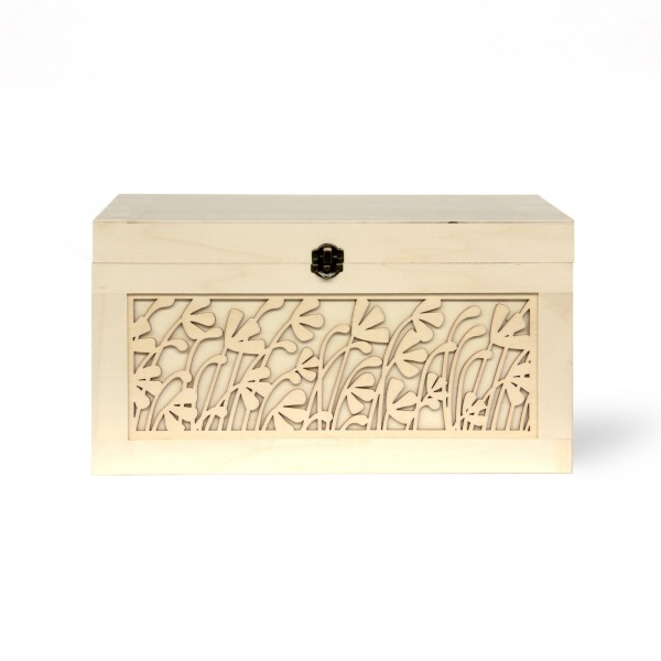 Box 'Felce' M, natur, T 26 cm, B 36 cm, H 19 cm