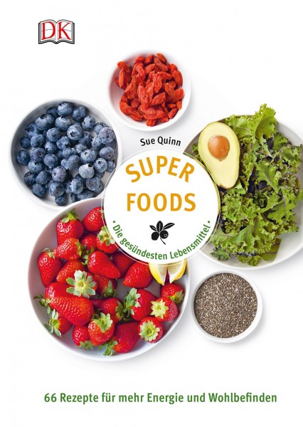Buch 'Superfoods – Die gesündesten Lebensmittel: 66 Rezepte für mehr Energie und Wohlbefinden'