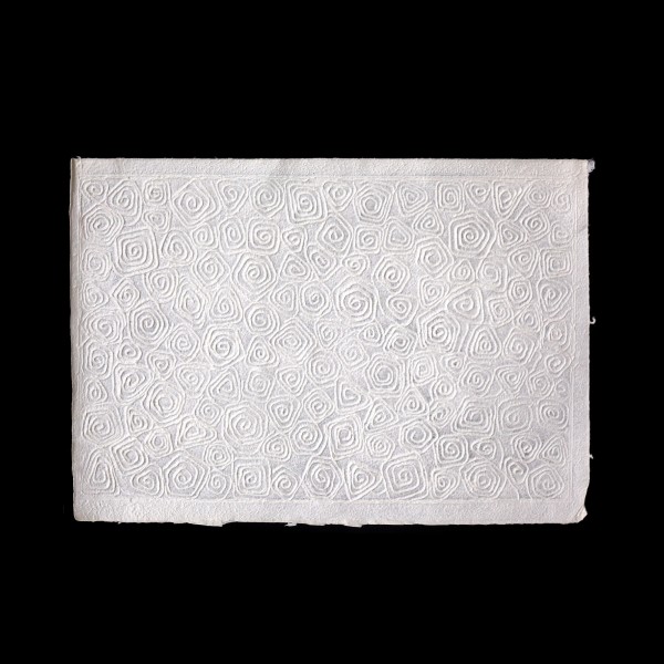Geschenkpapier 'Rose', weiß, T 80 cm, B 55 cm
