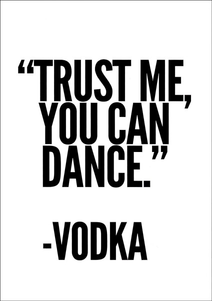 Postkarte 'Vodka'