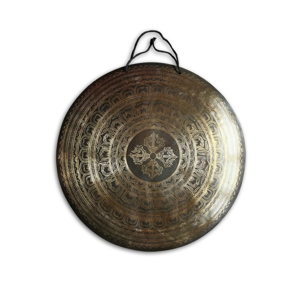 Gong 'Buddha', aus Bronze, Ø 52 cm