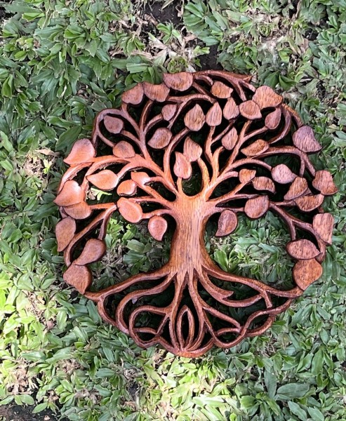 Wandschmuck 'Baum des Lebens', aus Suarholz, Ø 20 cm