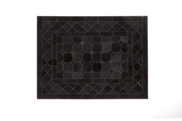 Mosaik-Beistelltisch M, schwarz, B 45 cm, L 30 cm, H 45 cm