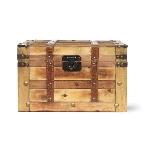 Kofferbox 'Edie' M, natur, B 37,5 cm, L 23 cm, H 23 cm