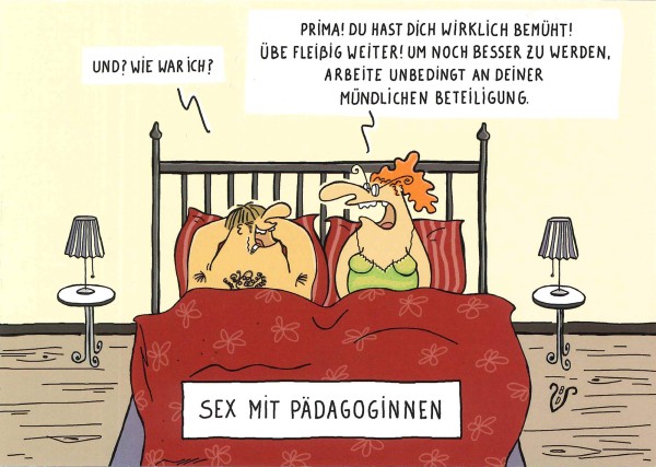 Postkarte 'Sex mit Pädagoginnen'