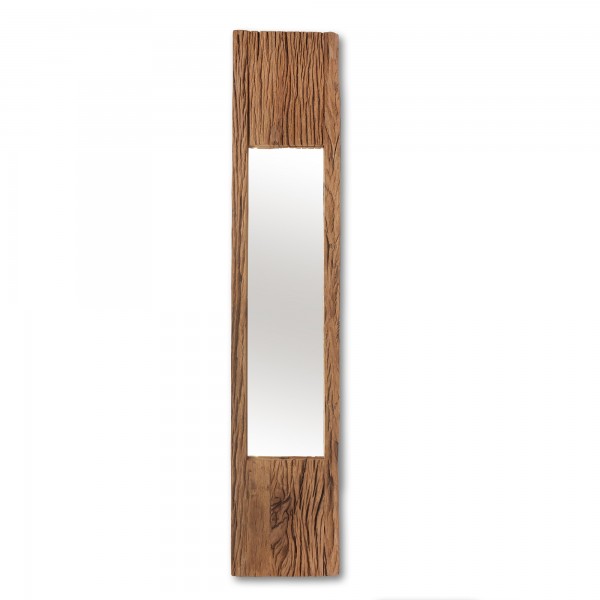 Spiegel 'Opdaalen 2', natur, T 4 cm, B 25 cm, H 120 cm